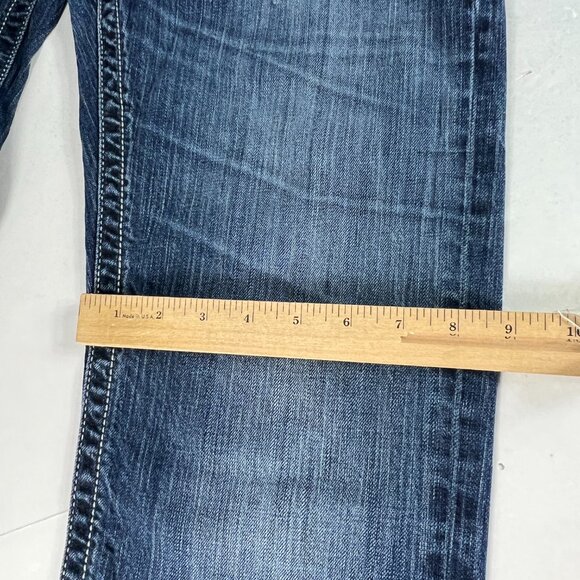 BKE Jeans Men's 30 x 30* Jake Straight Leg Blue Faded Stretch Denim Tag 30 R - Picture 13 of 16